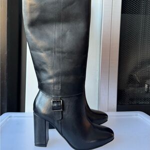 Allonsi Beatriz women’s leather knee high boots, brand new, never worn, SIZE 8
